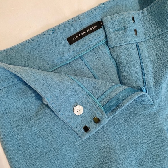 Adrienne Vittadini Turquoise Wool Pants - Picture 1 of 5